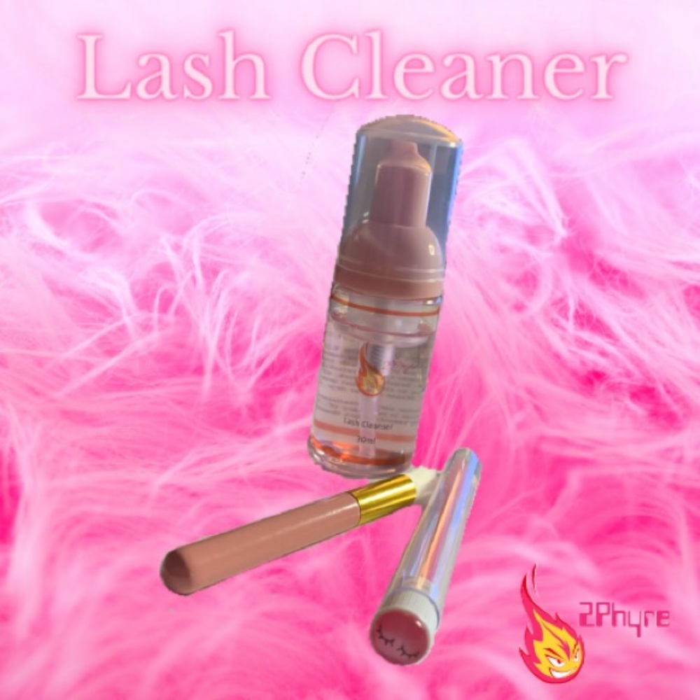 (3 PCS) LASH CLEANER with 2 LASH BRUSHES 💕💖